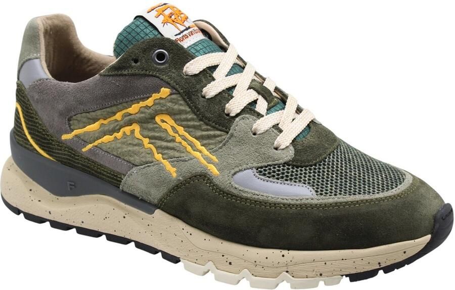 Van Bommel FLORIS HEREN SNEAKERS GROEN SFM-10243-51-01 DE TREENER 06.11-DARKGREEN-G½ - Foto 4