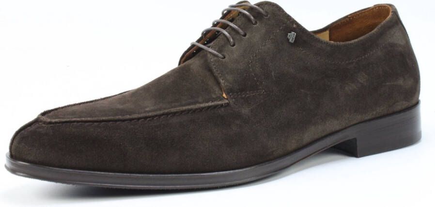 Floris van Floris van Bommel Van Bommel Veterschoenen Heren Schoenen Suède SBM-30145 led Bruin - Foto 6