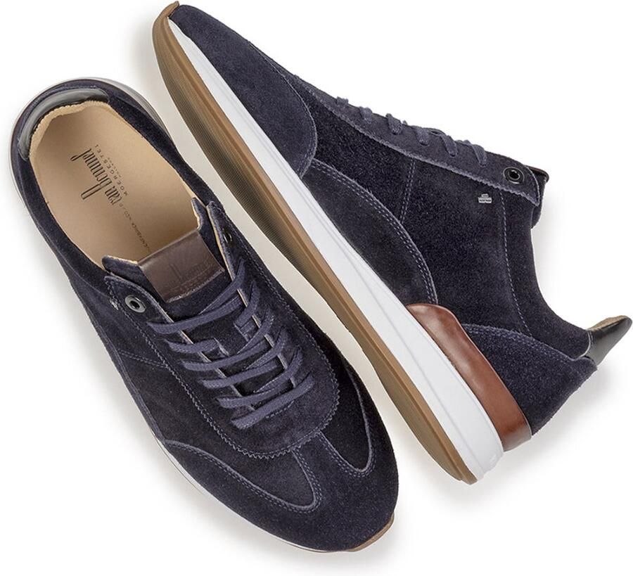 Van Bommel Libra 03.05 sneakers heren blauw 41 01 darkblue suede 40(7 ) - Foto 4