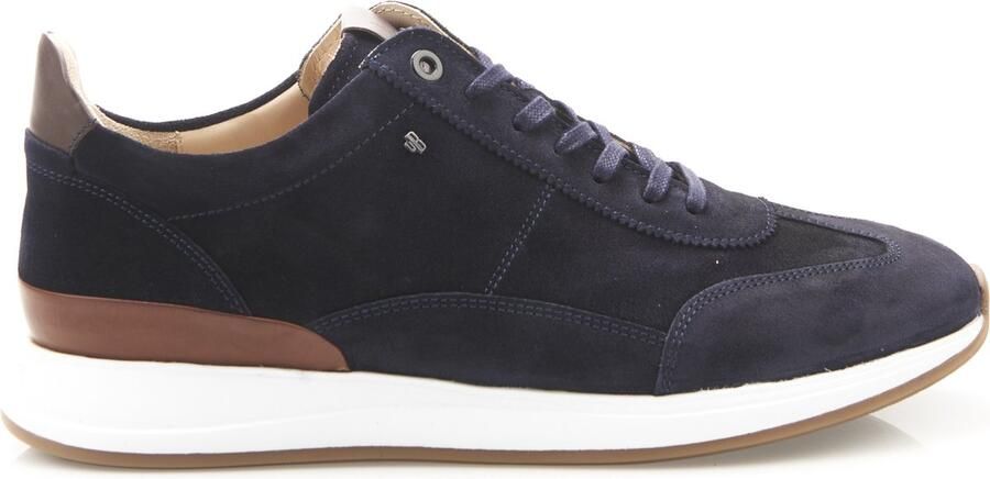 Van Bommel Libra 03.05 sneakers heren blauw 41 01 darkblue suede 40(7 )