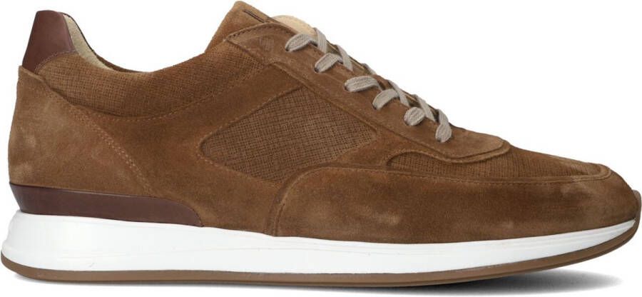 VAN BOMMEL Lage Sneakers Heren Sbm-10020 Libra Maat: 42 Materiaal: Suède Kleur: Bruin