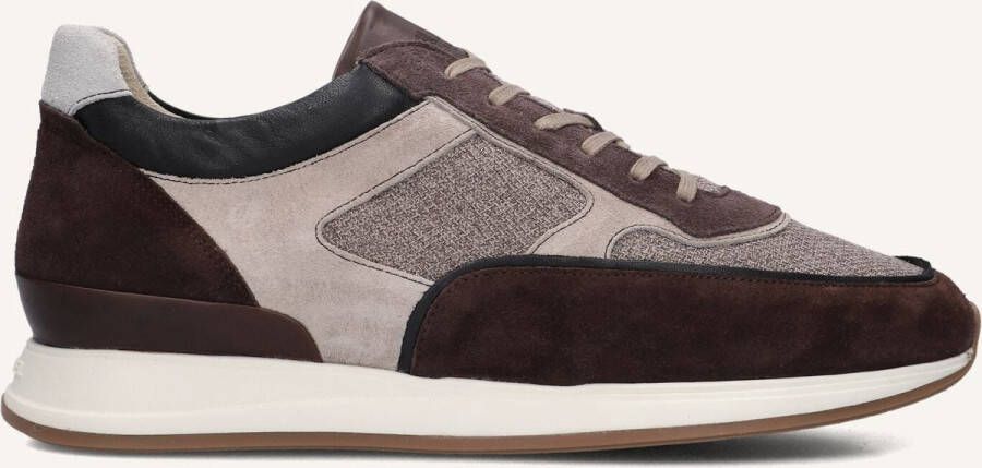 VAN BOMMEL Lage Sneakers Heren Sbm-10020 Libra Maat: 42 5 Materiaal: Suède Kleur: Taupe