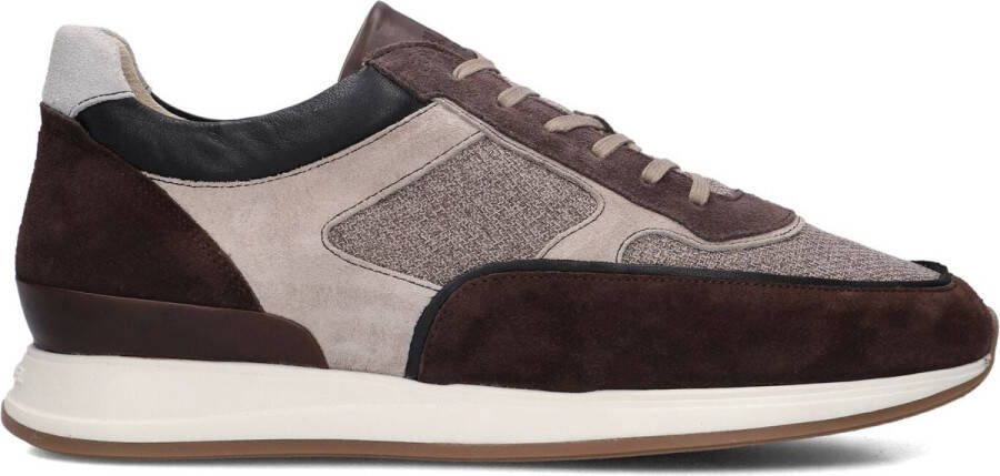 VAN BOMMEL Lage Sneakers Heren Sbm-10020 Libra Maat: 42 5 Materiaal: Suède Kleur: Taupe