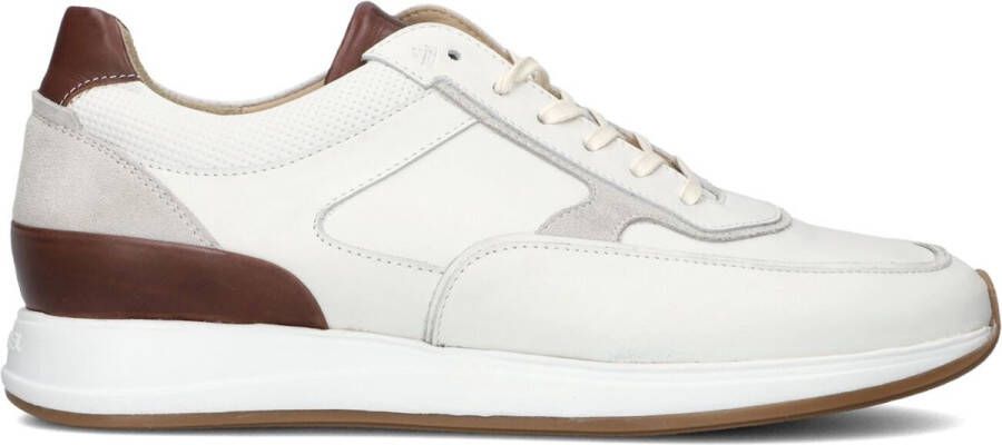 VAN BOMMEL Lage Sneakers Heren Sbm-10020 Libra Maat: 45 Materiaal: Leer Kleur: Wit