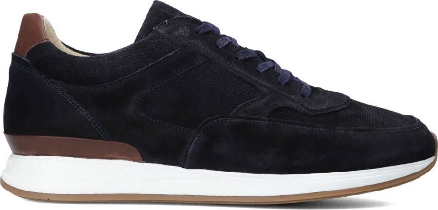 VAN BOMMEL Lage Sneakers Heren Sbm-10020 Libra Maat: 41 Materiaal: Suède Kleur: Blauw