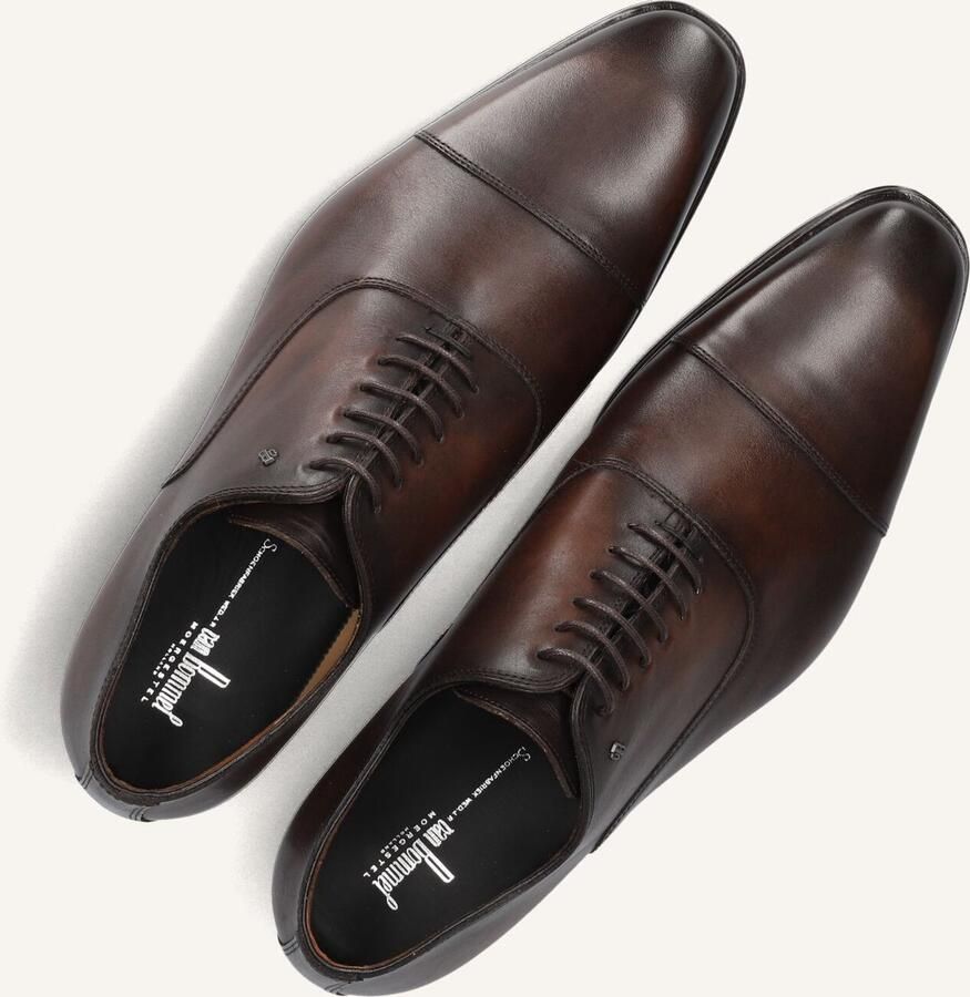 VAN BOMMEL Nette Schoenen Heren Sbm-30088 Raffa Maat: 43 5 Materiaal: Leer Kleur: Bruin - Foto 2