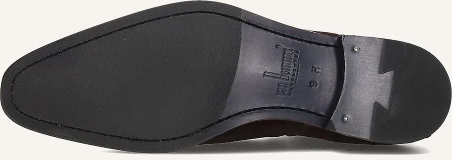 VAN BOMMEL Nette Schoenen Heren Sbm-60014 Raffa Maat: 41 5 Materiaal: Suède Kleur: Bruin - Foto 3