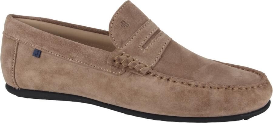 Van Bommel Mannen Suède Loafers Herenschoenen Instapper 15043 Beige - Foto 3
