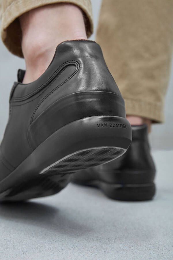 Floris van Floris van Bommel Van Bommel Sneakers Heren Lage sneakers Herenschoenen Leer SBM-10016 Zwart - Foto 3