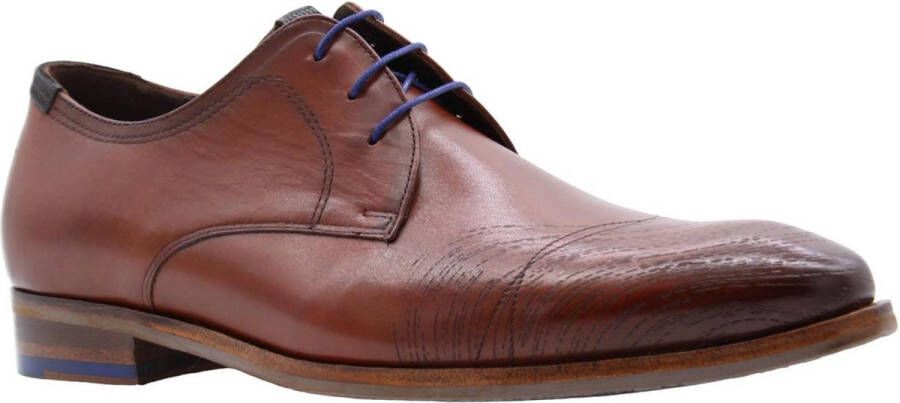 Floris van Bommel veterschoen De Stapper cognac