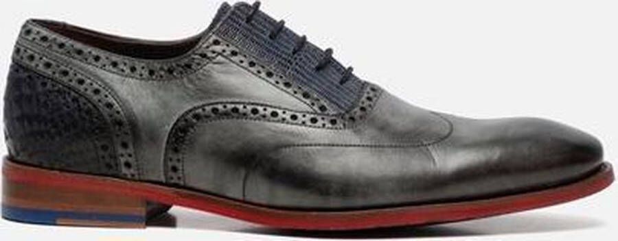 Floris van Bommel 19062 Heren veterschoenPopulaire herenschoenen Kleur: Grijs - Foto 5