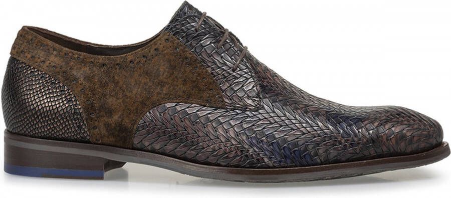 Floris van Bommel DE STAPPER 17.82 Volwassenen Heren veterschoenNette herenschoenen Bruin - Foto 4