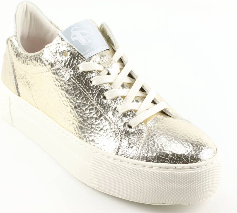 Floris van Floris van Bommel van Floris van Bommel Sneakers Dames Lage sneakers Damesschoenen Leer SFW-10059 Goud - Foto 2