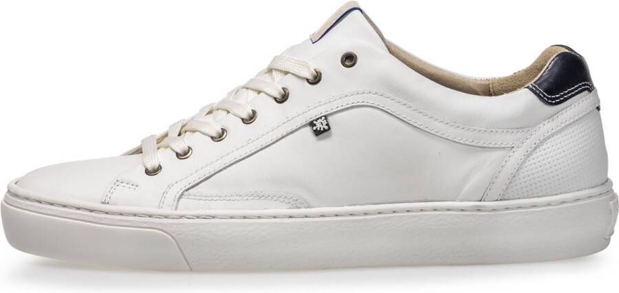 Floris van Floris van Bommel van Floris van Bommel Sneakers Heren Lage sneakers Herenschoenen Leer SFM-30257 Wit - Foto 4