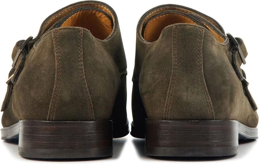 Floris van Floris van Bommel Van Bommel Instappers Heren Gespschoenen Herenschoenen Suède SBM-30020 Taupe - Foto 7