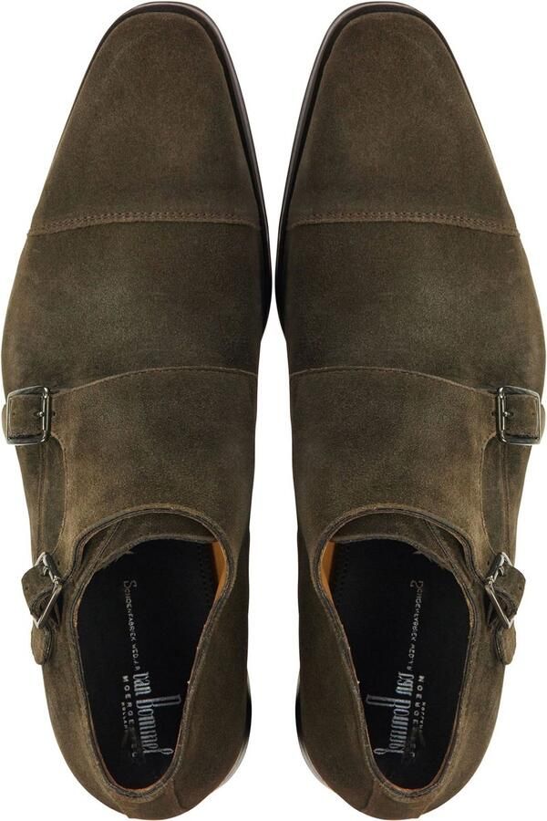 Floris van Floris van Bommel Van Bommel Instappers Heren Gespschoenen Herenschoenen Suède SBM-30020 Taupe - Foto 6