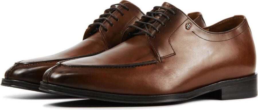 Floris van Floris van Bommel Van Bommel Veterschoenen Heren Schoenen Leer SBM-30145 Cognac - Foto 3
