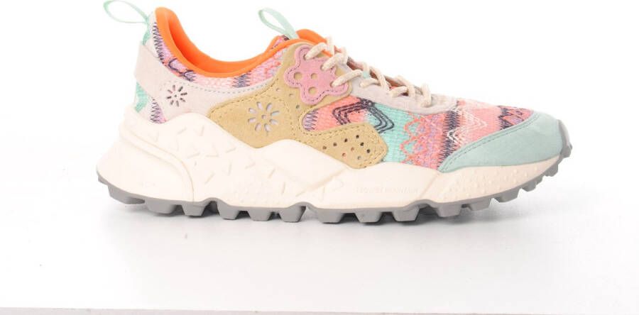 Flower mountain dames sneaker Kotetsu textiel multi oranje