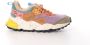 Flower mountain dames sneaker Kotetsu W badstof en suède multicolor - Thumbnail 1