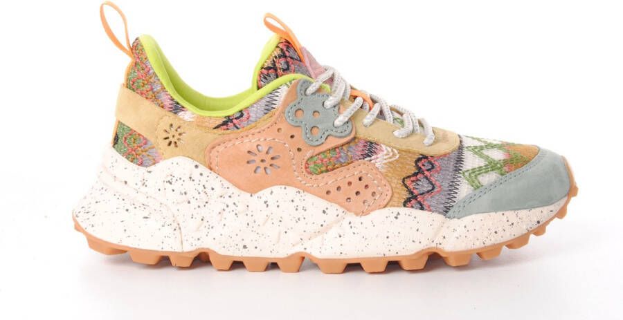 Flower mountain dames sneaker Kotetsu woven goen multi