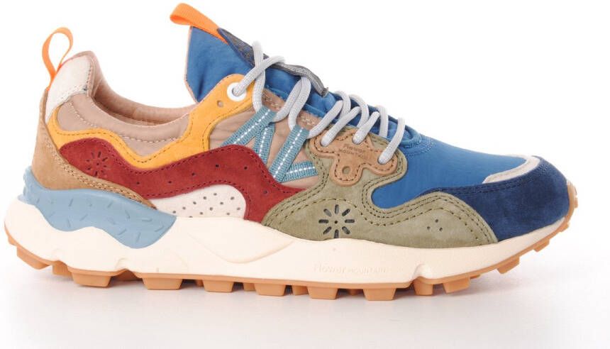 Flower mountain Floer Mountain heren sneaker Yamano blauw multi