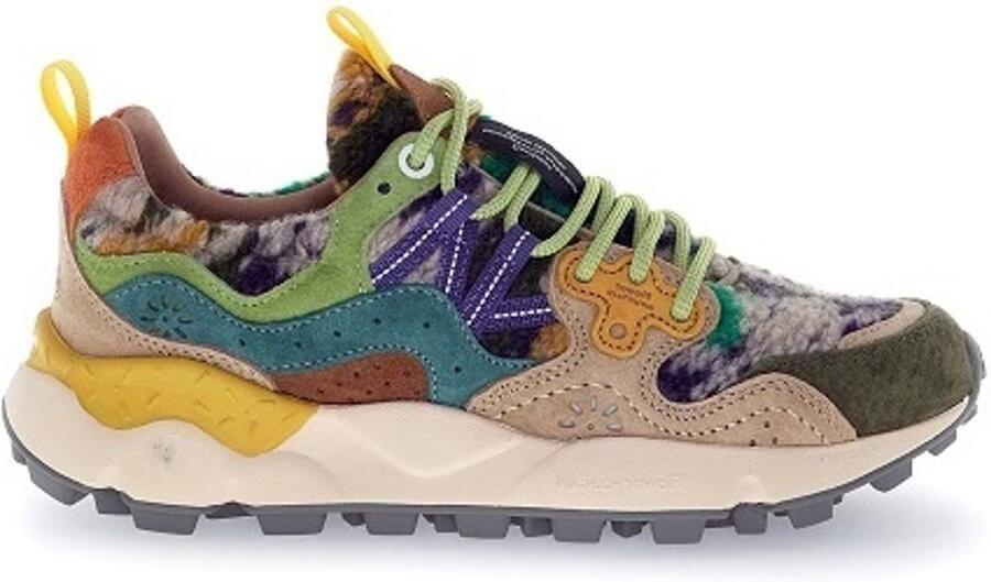 Flower mountain dames sneakers camouflage teddy