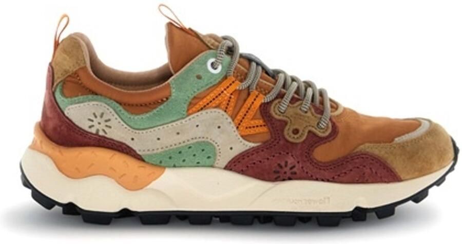 Flower Mountain Sneakers laag 'YAMANO 3 UNI' donkeroranje