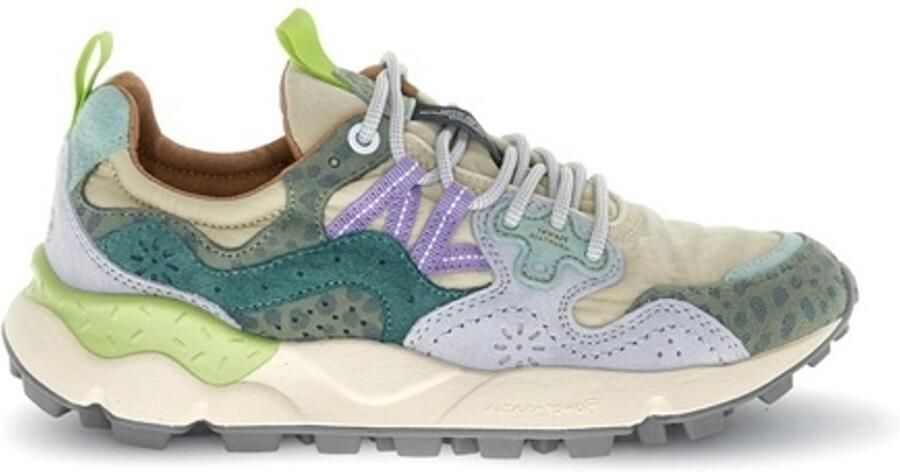 Flower mountain dames sneakers groen animal multi