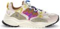 Flower mountain dames sneakers roze beige fuchsia - Beige