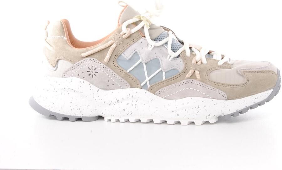 Flower mountain heren sneaker Yamabushi M suède en nylon kaki grijs
