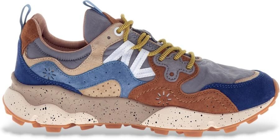 Flower Mountain Lage Sneakers YAMANO 3 2017816 01-3D67 DEEP PETROL LIGHT