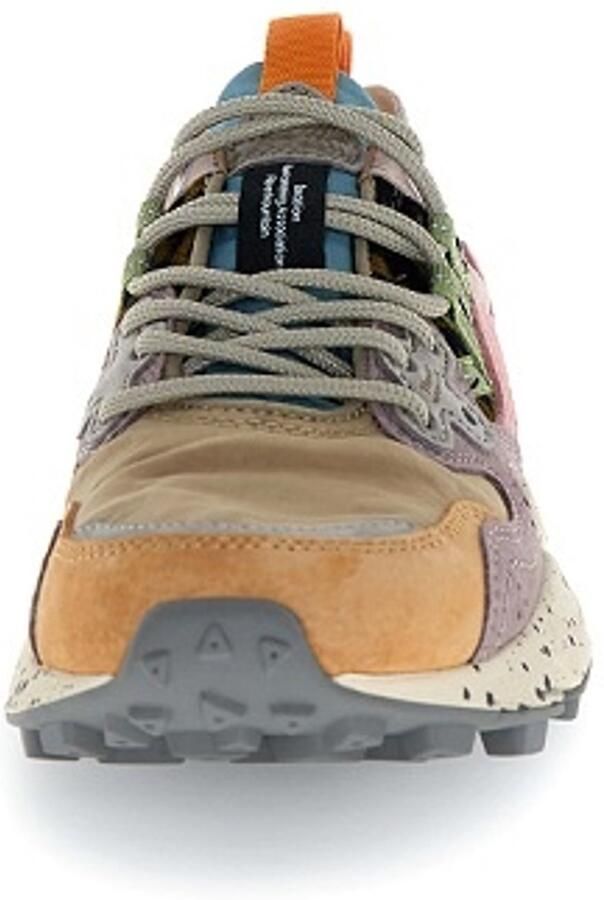 Flower mountain sneakers multi kleur en leo print