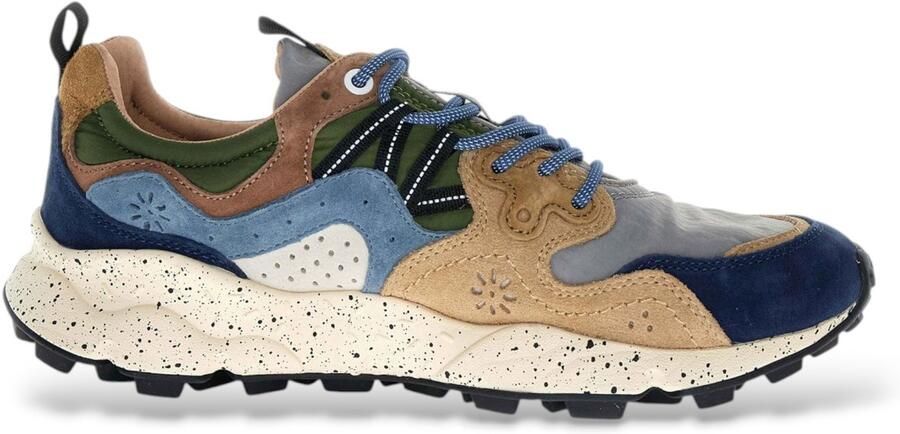 Flower Mountain Sneakers YAMANO 3 2017816 01 2C32-NAVY-LIGHT-BROWN-GREY