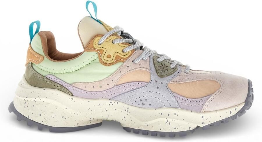 Flower mountain Veelkleurige Wave Leren Sneakers