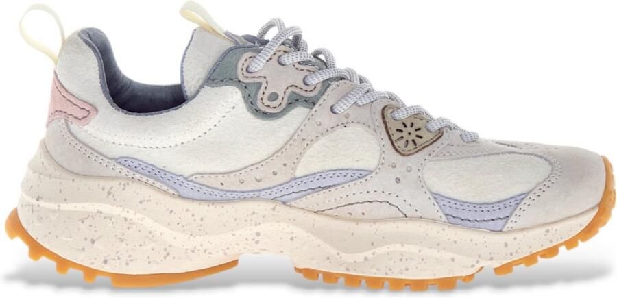 Flower mountain Wave leren sneakers