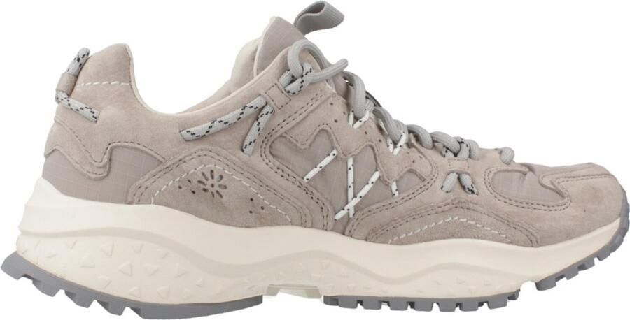 Flower Mountain Lichtgrijze Bloem Sneakers