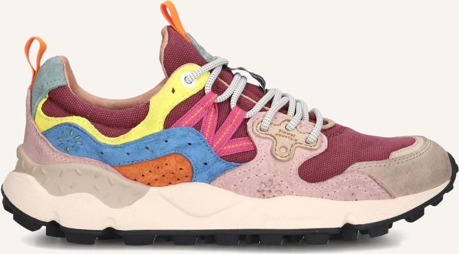 Flower mountain Dames Lage sneakers Chunky zool Yamano 3 Multi Textiel