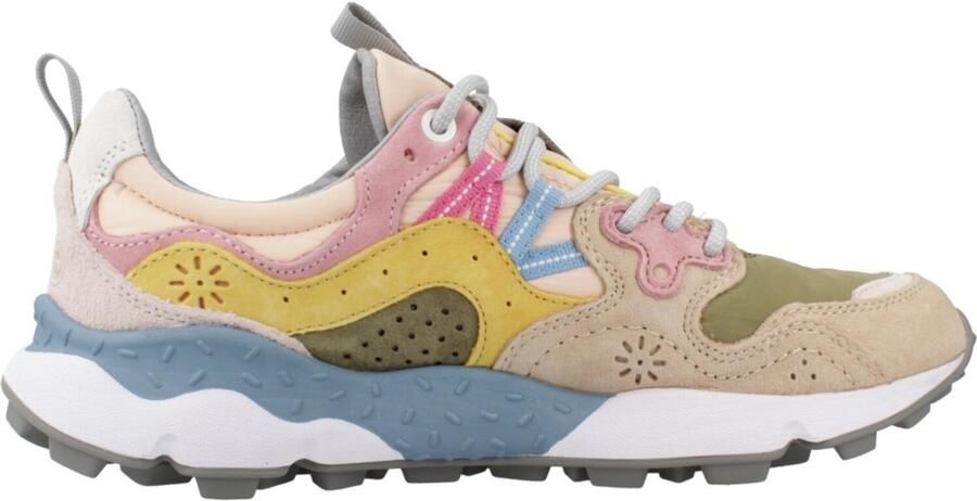 Flower Mountain Lage Sneakers YAMANO 3 2017817-1M71 BEIGE MILITARY PINK