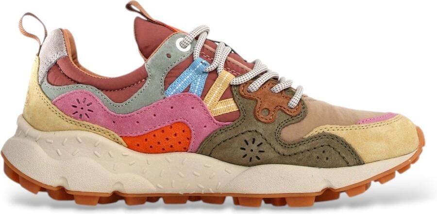 FLOWER MOUNTAIN Lage Sneakers Dames Yamano 3 Woman Suède
