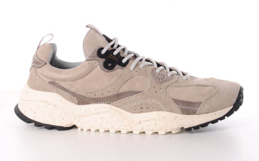Flower mountain heren sneakers WAVE lichtgrijs suède