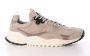 Flower mountain heren sneakers WAVE lichtgrijs suède - Thumbnail 1