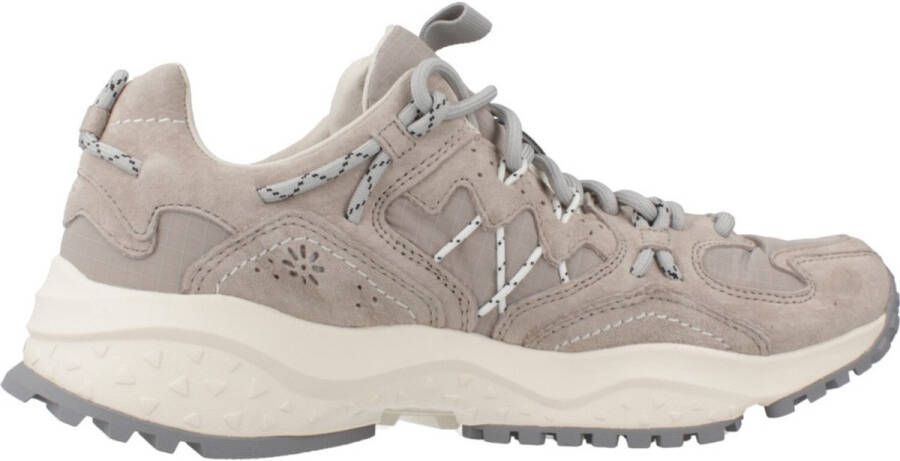 Flower Mountain Lichtgrijze Bloem Sneakers