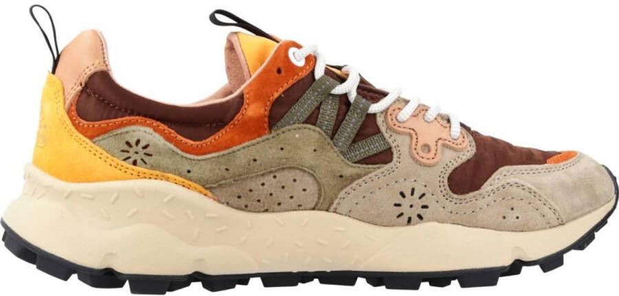 Flower Mountain Yamano 3 Sneakers in Taupe Bruin Beige Heren