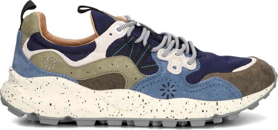 Flower Mountain Yamano 3 Sneaker Wit Militair Blauw Grijs Yamano 3 Sneaker Beige Suède Sneaker met Kurken Binnenzool Multicolor Gray Heren