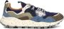 Flower Mountain Yamano 3 Sneaker Wit Militair Blauw Grijs Yamano 3 Sneaker Beige Suède Sneaker met Kurken Binnenzool Multicolor Gray Heren - Thumbnail 3