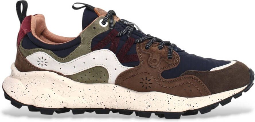 FLOWER MOUNTAIN Lage Sneakers Heren Yamano 3 Man Maat: 41 Materiaal: Suède Kleur: Bruin