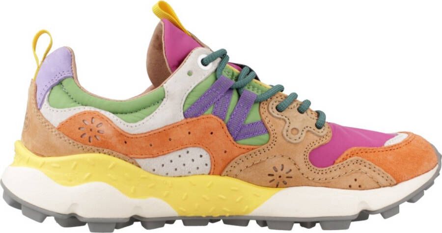 FLOWER MOUNTAIN Lage Sneakers Dames Yamano 3 Woman Maat: 40 Materiaal: Suède