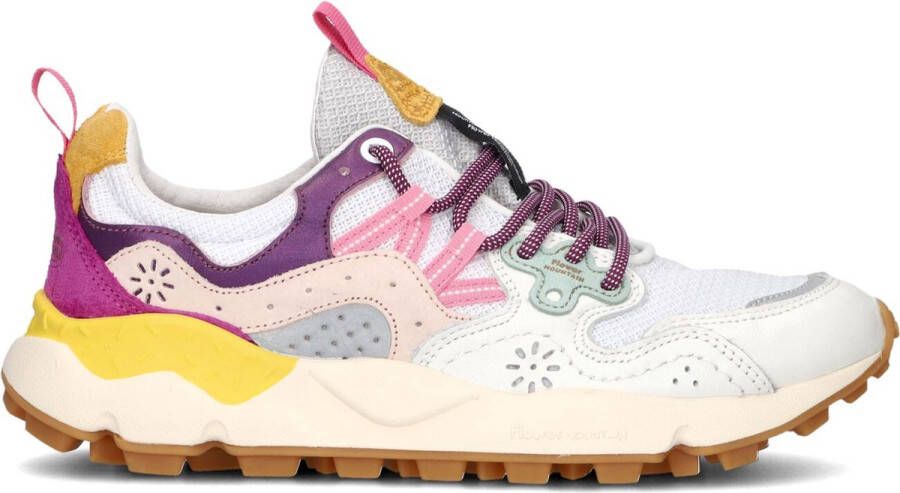 Flower Mountain Yamano 3 Woman White Pastel Sneakers Multicolor Dames