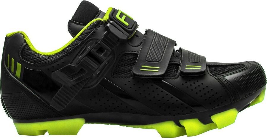 Flr F-65 MTB Schoen Zwart NeonGeel