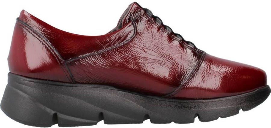 Fluchos Sporty Lace-Up Sneakers Red Dames